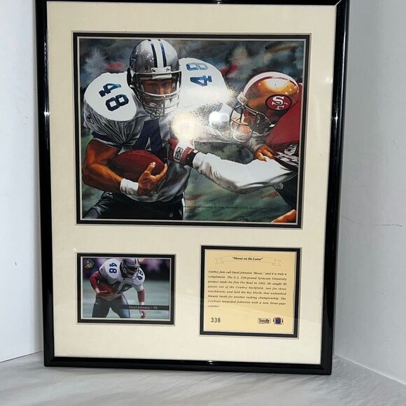 Daryl Johnston Cowboys 11x14 Print 1994 Official NFL Licensed - Mint Moose On Th - Picture 1 of 6